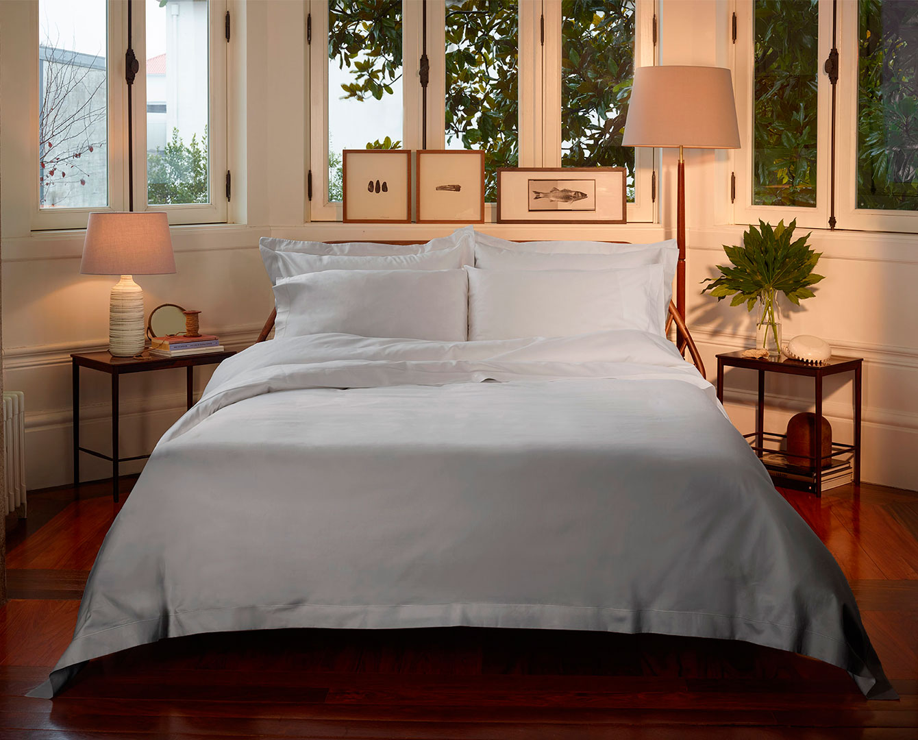 400tc 100% egyptian cotton percale bed linen